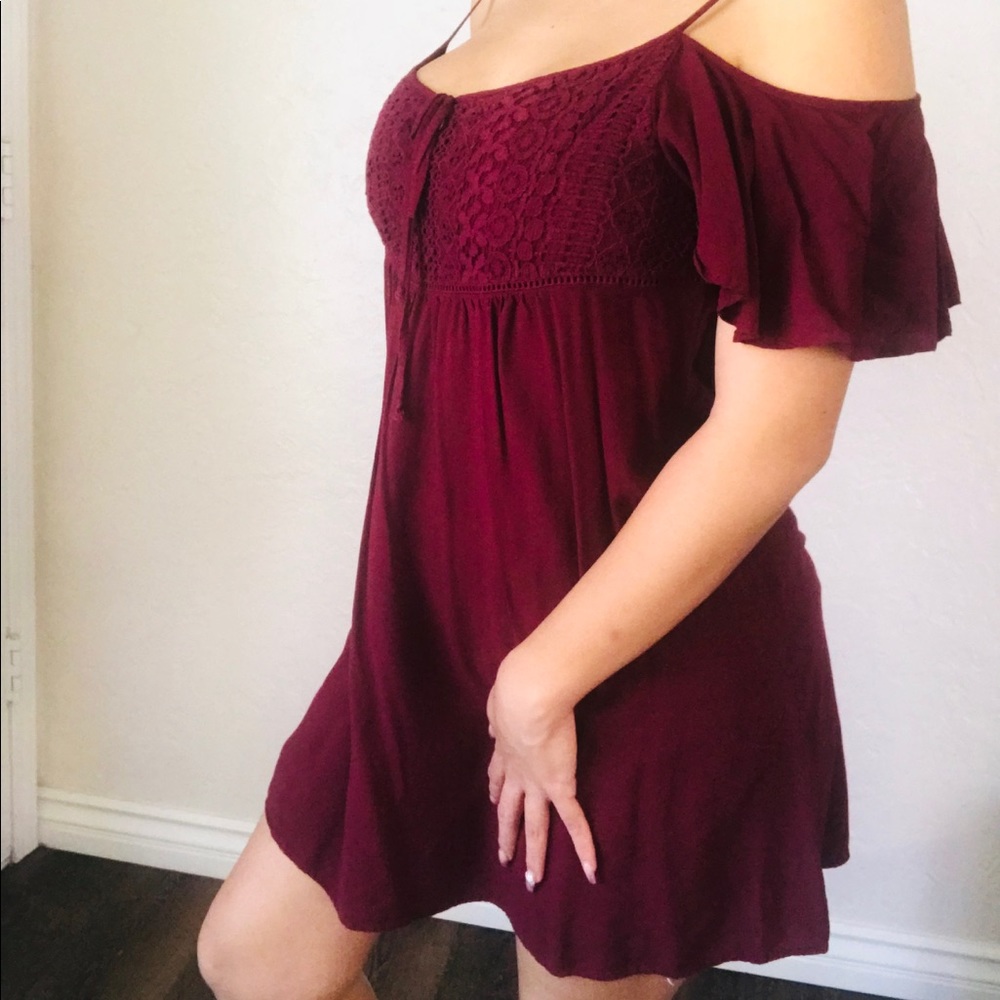 Burgundy Dress